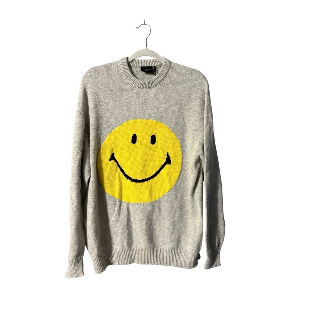 JOSHUA SANDERS Merino & Cashmere Smiley Sweater - Picture 2 of 9